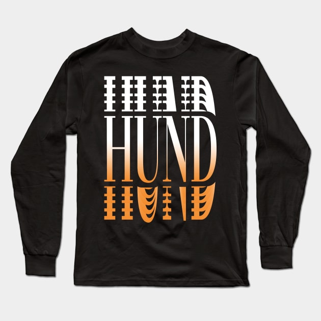 HUND - ILLUSION PRINT Long Sleeve T-Shirt by LORD DOBERMAN